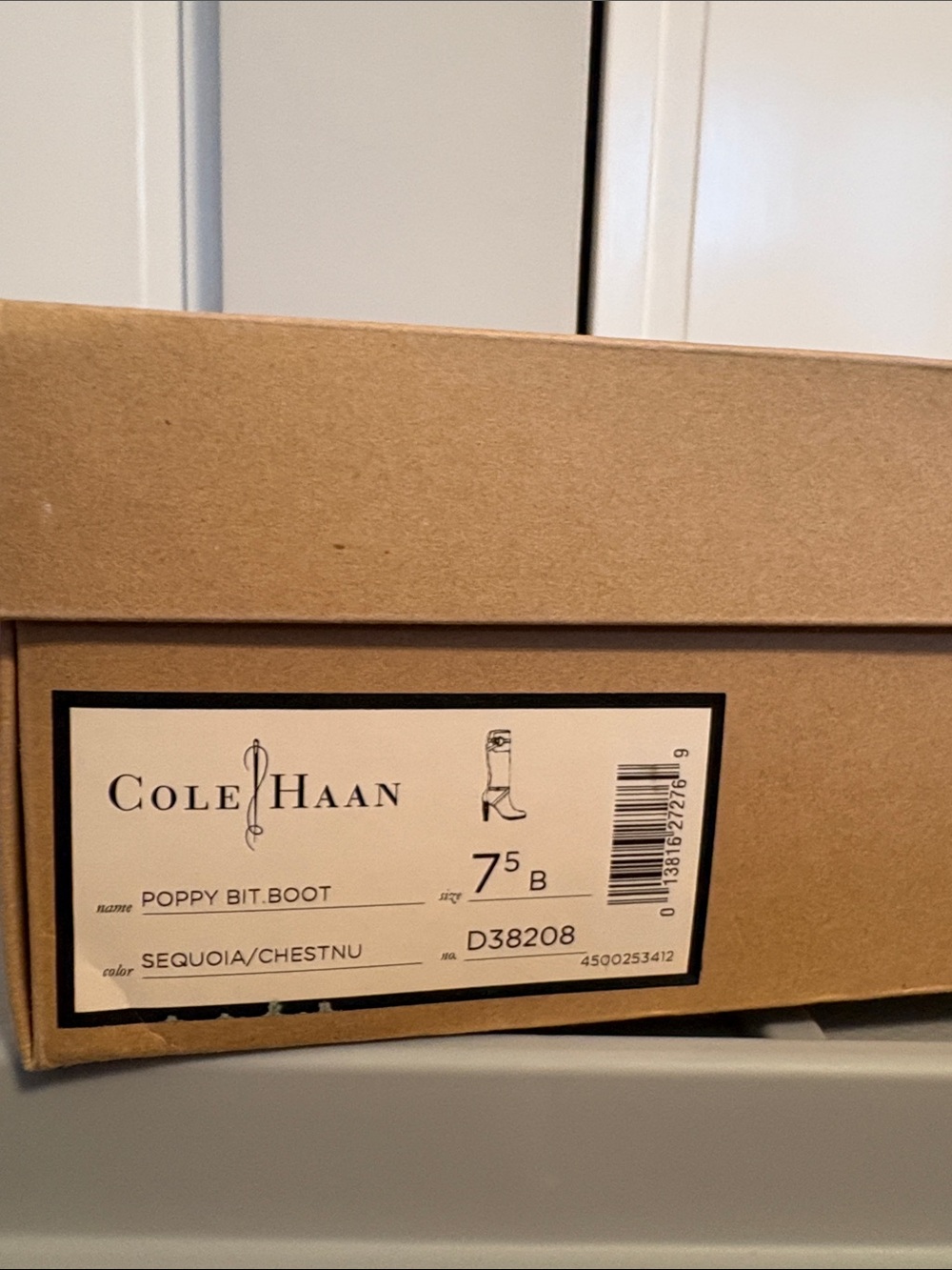 Cole Haan Women Poppy Bit Tall Boot in Sequoia Chestnut 7.5 - Picture 12 of 13